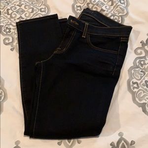 J Brand - black, skinny, crop jean, size 27